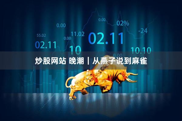 炒股网站 晚潮｜从燕子说到麻雀